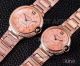 V6 Factory Ballon Bleu De Cartier Salmon Dial Rose Gold Textured Case Automatic Couple Watch (2)_th.jpg